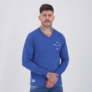 Camisa Cruzeiro Retrô 1976 Manga Longa Masculina - Foto 2