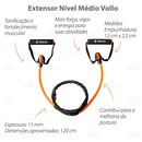 Kit Super Band Leve + 3 Mini Bands + Extensor Médio Vollo - Foto 7