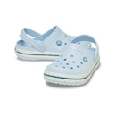 Sandália Unissex Crocs Crocband Speckled Band Clog K Blue Frost - Foto 4