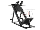 Agachamento Hack Leg Press Yangfit Máquina Articulada 2 em 1 - Foto 7