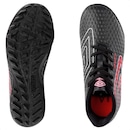 Kit Chuteira Society Infantil Umbro Warskin Jr + Caneleira - Foto 6