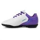 Kit Chuteira Society Infantil Umbro Adamant Top Speed Jr + Caneleira - Foto 2