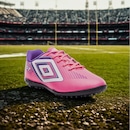 Kit Chuteira Society Adulto Umbro Fast Ii + Meião - Foto 2