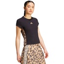 Camiseta adidas Três Listras com Estampa Animal Feminina - Foto 3