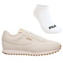 Kit Tênis Feminino Fila Renno Classic Sl + Meia - Foto 1