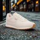 Kit Tênis Feminino Fila Renno Classic Sl + Meia - Foto 2