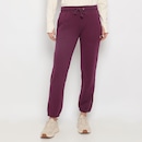 Calça Fleece Feminina Champion Velour Blocked Jogger - Foto 4