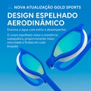 Óculos de Natação Gold Sports Golden Style 10.0 Hign Definition - Foto 2