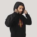 Blusão de Moletom Canguru Fechado MCD Labaredas - Masculino - Foto 2