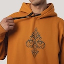 Blusão de Moletom Canguru Fechado Espada MCD Caligraffiti - Masculino - Foto 4