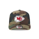 Boné New Era 9SEVENTY Kansas City Chiefs NFL Salute Service 2025 Masculino - Foto 2