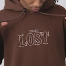 Blusão de Moletom Canguru Lost Bad Times - Masculino - Foto 4