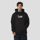 Blusão de Moletom Canguru Lost Logo Fire - Masculino - Foto 1