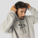 Blusão de Moletom Canguru Lost Logo Fire - Masculino - Foto 2