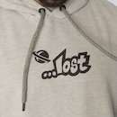 Blusão de Moletom Canguru Lost Logo Fire - Masculino - Foto 4