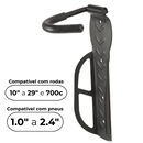 Suporte parede bicicleta bike vertical Absolute gancho fixo - Foto 3