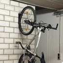 Suporte parede bicicleta bike vertical Absolute gancho fixo - Foto 4