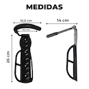 Suporte parede bicicleta bike vertical Absolute gancho fixo - Foto 5