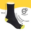 Meia Ciclismo Corrida Esportiva MTB Speed Cano Médio Oggi - Foto 3