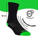 Meia Ciclismo Corrida Esportiva MTB Speed Cano Médio Oggi - Foto 3