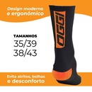 Meia Ciclismo Corrida Esportiva MTB Speed Cano Médio Oggi - Foto 2