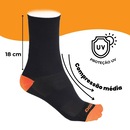 Meia Ciclismo Corrida Esportiva MTB Speed Cano Médio Oggi - Foto 3