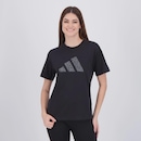 Camiseta adidas Animal Print Logo Feminina - Foto 1