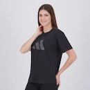 Camiseta adidas Animal Print Logo Feminina - Foto 3