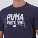Camiseta Puma Graphics Varsity Masculina - Foto 5