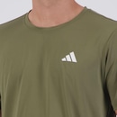 Camiseta adidas Own The Run 3S Masculina - Foto 5