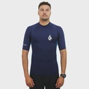 Camiseta Volcom Lido Solid Navy Masculina - Foto 2