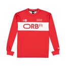 Camiseta New Era Manga Longa Red Bull Racing Red Bull Masculina - Foto 1