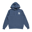 Blusão de Moletom Canguru Fechado New Era New York Yankees MLB Masculino - Foto 1