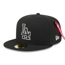 Boné New Era 59Fifty Los Angeles Dodgers Alpha Collection Masculino - Foto 1