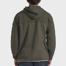 Blusão de Moletom Canguru Hurley Chateau Quilted Full Zip Militar Masculino - Foto 2