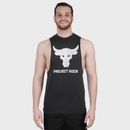 Camiseta Regata Under Armour Project Rock Brahma Bull Tank Masculina - Foto 1