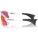 Óculos de Sol Unissex Oakley Stunt Devil Matte Clear Prizm Field - Foto 2