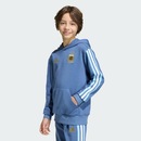 Blusão de Moletom com capuz Adidas Argentina DNA Infantil - Foto 3