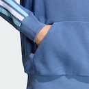 Blusão de Moletom com capuz Adidas Argentina DNA Infantil - Foto 7