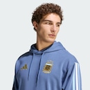 Blusão de Moletom com Capuz Adidas Argentina DNA Masculino - Foto 5