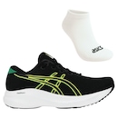 Kit Tênis Asics Gel-Excite 11 E Meia Cano Curto - Masculino - Foto 1