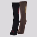Kit 2 Pares de Meia Puma Esportiva Cano Longo - Foto 2