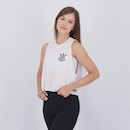 Camiseta Cropped Corinthians Fitness Feminino - Foto 3