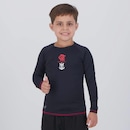 Camisa Térmica Flamengo Guanabara Manga Longa Infantil - Foto 1