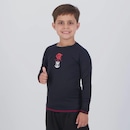 Camisa Térmica Flamengo Guanabara Manga Longa Infantil - Foto 3