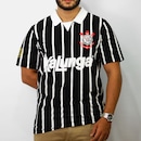 Camisa do Corinthians Polo Retrô 1990 Kalunga Número 10 Coimbra - Masculina - Foto 2