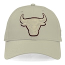Boné Adulto New Era 9forty NBA Chicago Bulls Aba Curva - Foto 2