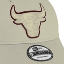Boné Adulto New Era 9forty NBA Chicago Bulls Aba Curva - Foto 3