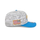 Boné New Era 9Seventy Los Angeles Chargers NFL Salute Service 2025 Masculino - Foto 6