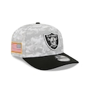 Boné New Era 9Seventy Las Vegas Raiders NFL Salute Service 2025 Masculino - Foto 3
